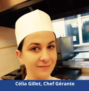 Célia Gillet, chef-gérante.